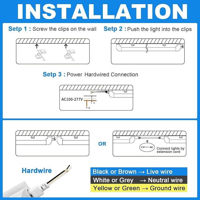 SHOPLED (25 Pack) 6FT LED Shop Light, 60W 8000LM 6000K V Shape | Linkable Ceiling Lights T8 LED Tube Light Fixture, 6 Foot Shop Lights for Garage, Warehouse, Basement, ETL Listed