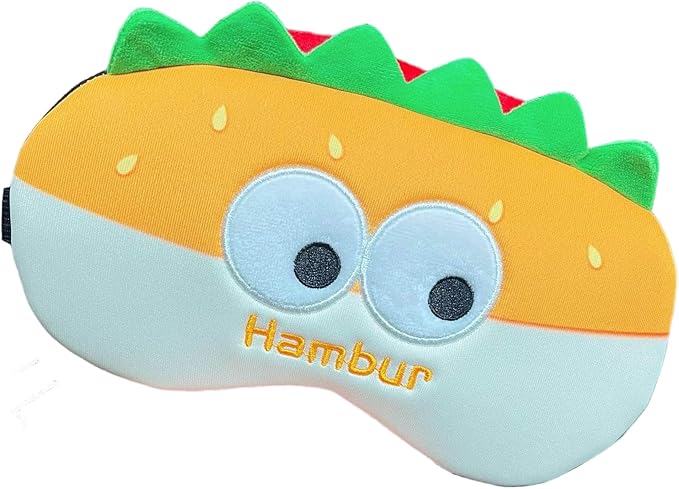 PERFECTSIGHT Cute Sleep Eye Masks (Burger)