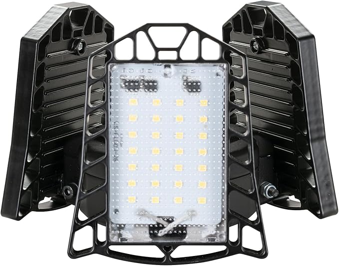 GT-Lite LED Garage Bulb, 60W (300W Equivalent), 6,000 Lumen, Daylight 5000K, E26 Base Energy Saving LED Light for Indoors Garage Workshop Warehouse