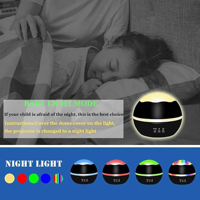 JKGIFTS Night Light for Kids Toys,Dinsoaur Night Light Projector,360° Rotating Cars Lights for Bedroom Decor,Birthday Gifts for Kids Baby Sensory Toys Autism