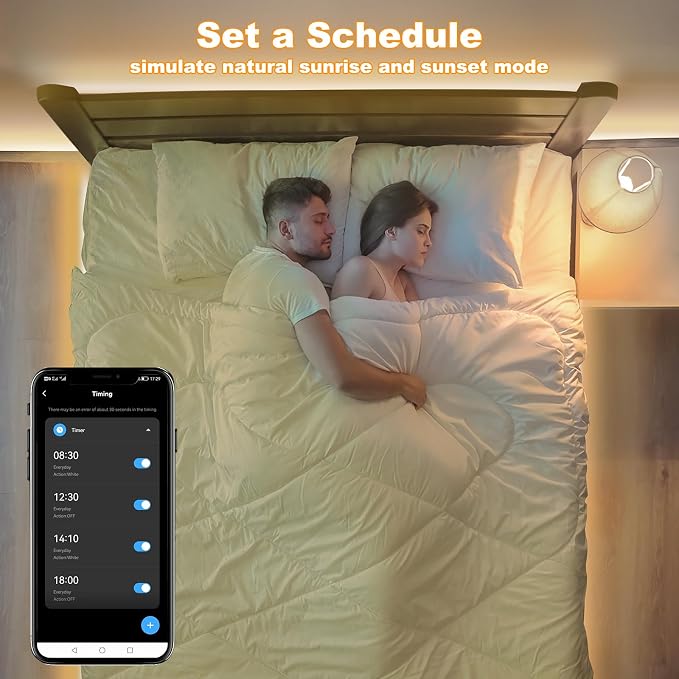 Tatazone WiFi Smart White COB Led Strip Light with Remote | 32.8ft, 2700K, Work with Alexa and Google, Timer, Group Control, Dimmable Warm White for Cabinet, Room, Kitchen, Shelf