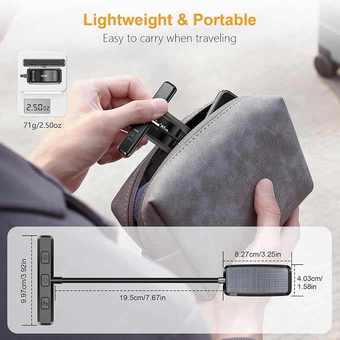 Gritin 2 Pack 19 LED Rechargeable Book Light for Reading in Bed | Eye Caring 3 Color Temps,Stepless Dimming Brightness,Memory Function,90 Hrs Runtime Lightweight Clip on Light-Black