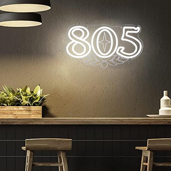 805 Firestones Neon Signs Beer Bar Neon Lights for Wall Decor, Dimmable Brewing LED Neon Artwork For Bar Man Cave Pub Store Shop Home Wall Window Decor (White 805)
