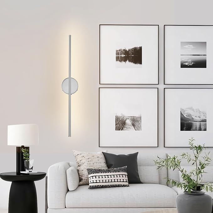 KARTOOSH Battery Operated Wall Sconces Set of Two Wireless Wall Lights | Rechargeable Wall Sconce with Remote 350°Rotate Dimmable 3000K LED Wall Lamp for Living Room, Bedroom