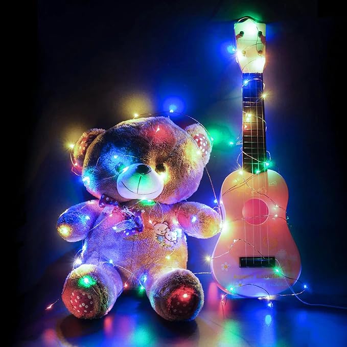 6 Pack Fairy Lights Battery Operated with Remote Timer 8 Lighting Modes,7ft 20 LED Waterproof Mini String Lights for Halloween Christmas Table Centerpieces Bedroom Decorations,6 Colors