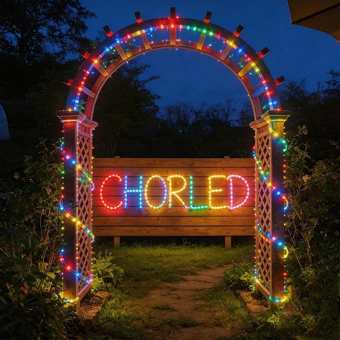 LED Rope Lights,Connectable for Indoor & Outdoor,110V Transparent Flexible Tube Lights,Waterproof LED Rope Lighting for Outside,Deck,Patio,Pool,Camping,Bedroom,Landscape Decor (Multicolor, 150ft)