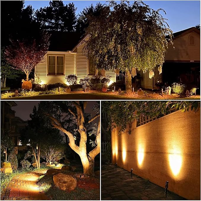 12 Pack MR16 LED Light Bulbs, 50 Watt Equivalent Landscape Light Bulbs, 2700K Warm White 5W 12V Spotlight Bulb, Non-Dimmable, 38 Degree Beam Angle for Landscape, Recessed, Track Lighting