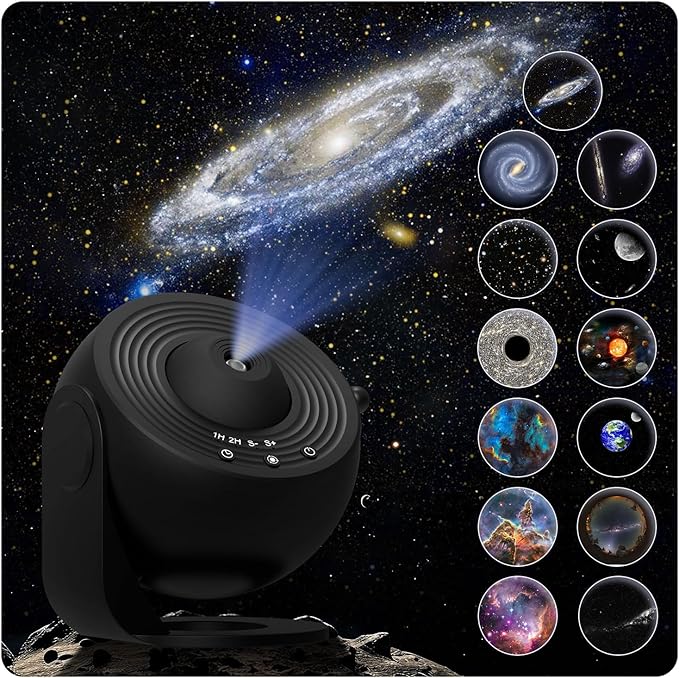 Planetarium Projector for Bedroom, Star Galaxy Light Projector with Nebula Milky Way, LED Space Galaxy Night Light for Ceiling with Timer for Adults Kids Teens, Home Theater