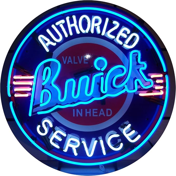 5BUIBK Buick Neon Sign with Backing