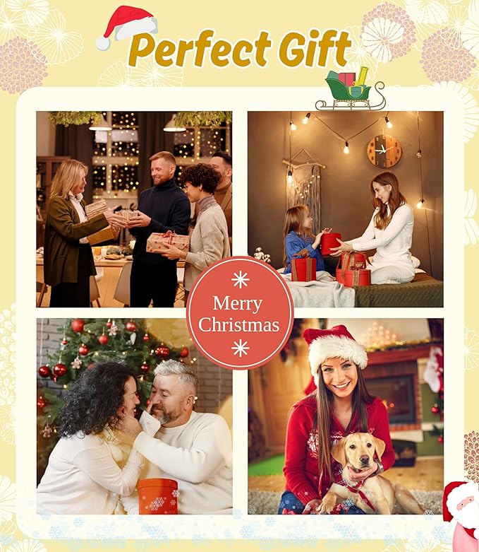 Paper Star Lantern 3PCS Christmas Paper Stars Lampshade 13.78 inch Hanging 3D Christmas Pentagram Lampshade 9 Points Lantern Foldable for Xmas Wedding decoración navideña