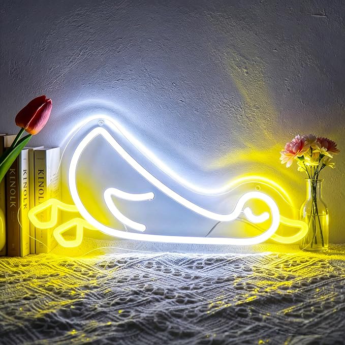 Neon Sign, Duck Neon Signs for Wall Decor LED Signs Neon Light | Duck Neon Sign for Bedroom, Kids Room, Gaming Room, Man Cave, Party, Bar, Home Decor, Boys Gift, Dimmable, USB Powered