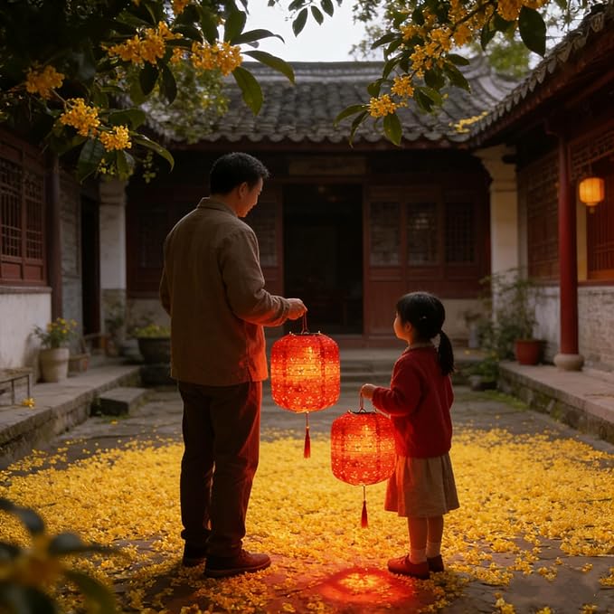 10PCS Paper Lanterns Red Japanese New Year Spring Festival Lantern 6inches with LED Lights, Hanging Valentines Lanterns with Tassels Walking Sticks for Wedding Dinner Birthday Party Decor