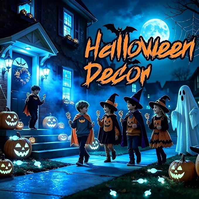 ZGWJ 10pcs Paper Lantern Lights Battery Operated Hanging LED Lights Blue | Small LED Lights for Lantern, Balloon,Wedding,Party, Decorative Lighting for Halloween Christmas Decorations
