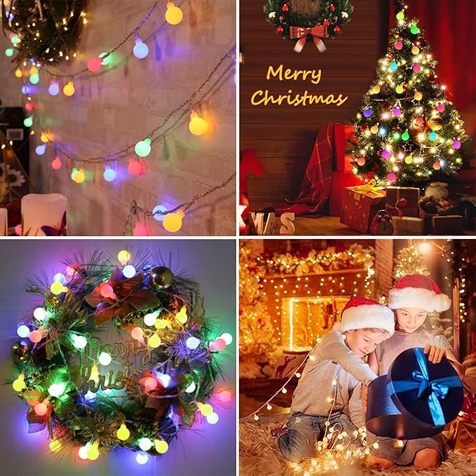 OMIKA 24 Colors Indoor String Lights with Remote, 16.5ft 50LED String Lights Bedroom USB Powered, Color Changing Christmas Lights Hanging for Dorm Classroom Tapestry Party Garden Patio Wall Xmas Décor