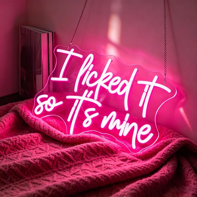 Neon Sign, Neon Signs for Wall Decor LED Signs Neon Light | Pink Funny Neon Signs for Bedroom, Living Room, Business, Cafe, Bar, Party, Home Decor, Pink Decor, Gift, USB Powered
