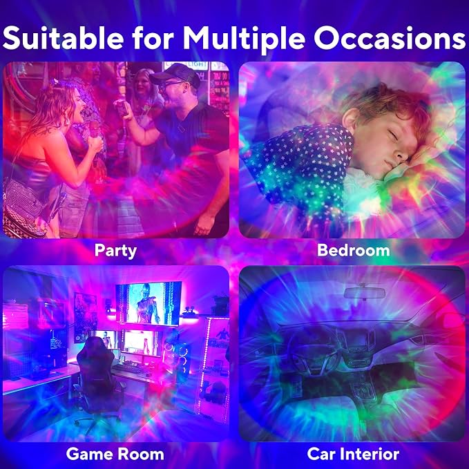 Galaxy Projector for Bedroom, Nebula Ceiling Led Lamp with Remote & Timer, Night Light Gifts for Kids,Room Decor/Birthdays/Christmas/Party/Tiktok Live