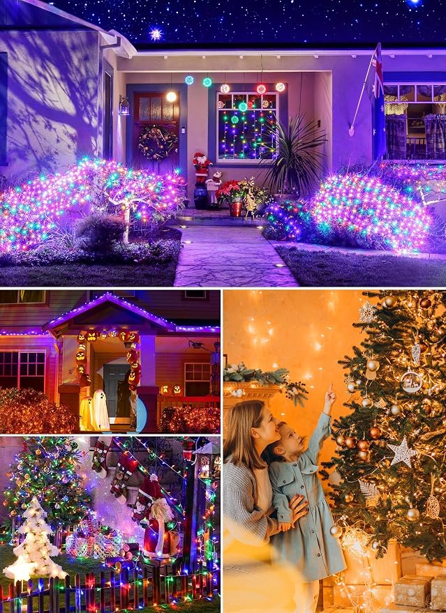 Minetom String Lights Color Changing - 22 Colors 66FT 200 LED Fairy String Lights with Remote,Twinkle Fairy Lights Indoor with 12 Lighting Modes, Pastel Easter Lights for Bedroom