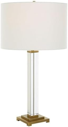 Uttermost Crystal Column - 1 Light Table Lamp-28 Inches Tall and 15 Inches Wide