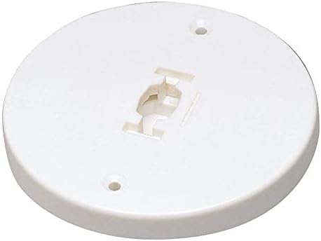 Nora Lighting NT-366S Monopoint Canopy for Line Voltage Track Head, Silver