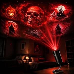Plug and Play HD Star Projector Halloween 6 Disk Set, 2026 New Projector