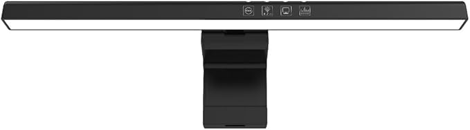 Monitor Light Bar with RGB Backlight, Computer LED Screen Lamp for Eye Caring, USB Powered Dual Light Source with Touch Control Timed Computer Monitor Desk Lamp for Game Office Home