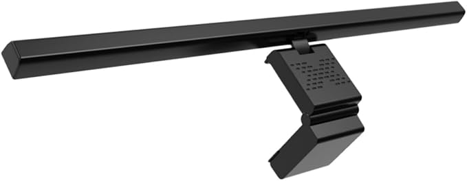 LED Computer Monitor Lamp Bar with Eye Protection and Asymmetric Design, Adjustable 3000k-6500k Color Temperature Screen Light for Multi-Scene Use, USB Powered 5w Black Monitor
