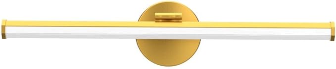 KAISITE Bathroom Light Fixture Over Mirror - Gold Vanity Light Fixture 15W 5CCT Angle Adjustable 22 Inch LED Dimmable Modern Vanity Light Bar for Bedroom Living Room Bathroom