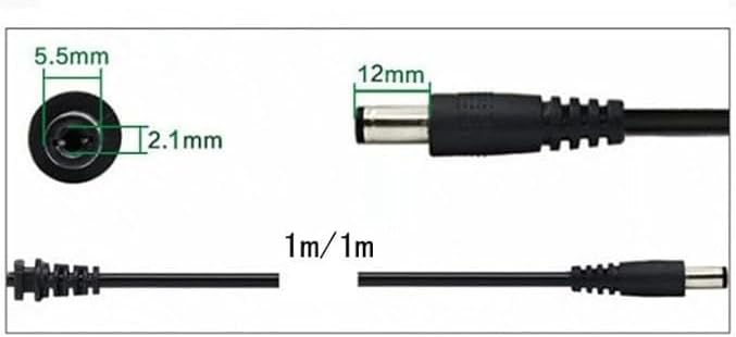 15V Power Adapter Replacement Cord for Neewer Photo Studio Ring Light 14 Inches and 18 inches Ring Light NW-150480D2 DC15V 4.8A 5A 72W 75W 15.0V 15VDC 4800mA 72.0W Power Supply Battery Charger Cord