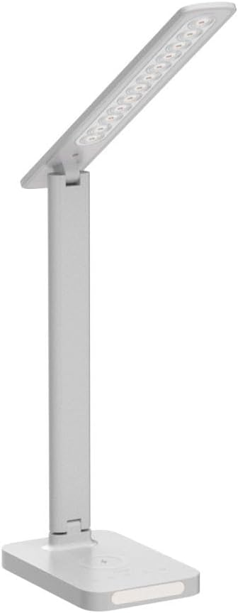 VAVOFO LED Desk Lamp with USB Charger, USB Charging Port, Table Lamp with 5 Brightness Levels Touch Control, 30/60 min Auto Timer, Dimmable Eye-Caring Desk Light for Home Office