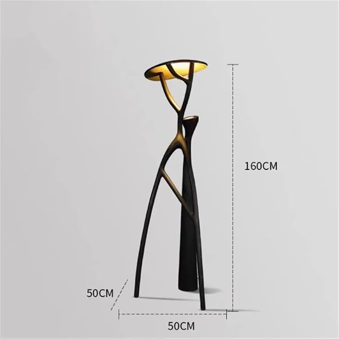 Standing Lamps Hotel Lobby Floor Lamp Exhibition Hall, Shopping Mall, Villa Living Room, Resin Resilient Tree Branch Sculpture (Excluding Light Source) Decorate(Small)