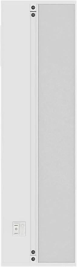9 Inch Under Cabinet LED Light, Hardwire/Linkable White, 120VAC, 60Hz, 50mA, 300 Lumens, 2700K, 90 CRI with Knockout, Contractor Electrician Grade