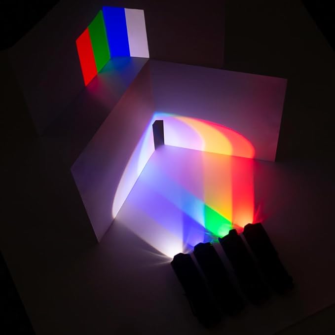 4 Color Light Single Mode Red Green Blue Cool White Light Flashlight for Night Observation