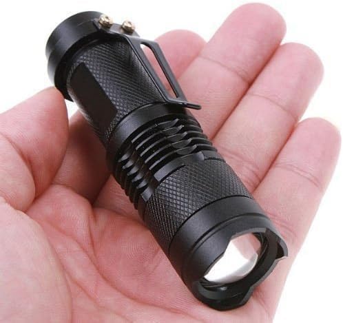 2 Pack Red Light Flashlight Red LDE Red Flashlight Night Vision Torch for Astronomy, Night Observation and Outdoor Activities(2 PCS)