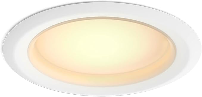 Philips Hue Smart Retrofit Recessed 5/6 Inch LED Downlight, Warm-to-Cool White Recessed Lighting, 6 Pack,1100LM, Control with Hue App, Compatible with Alexa, Google Assistant, and Apple HomeKit