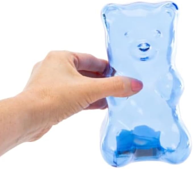 Generic Room 2 Room Blue Light-Up Gummy Bear Lamp Light 4in X 7in, BlueBear24