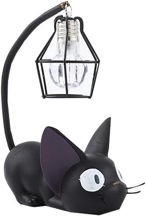 CdyBox Resin Cat Lamp Creative Cartoon Ornament Night Light for Bedroom, Study, Living Room