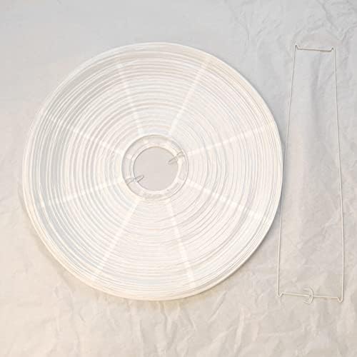Large 23inch White Round Paper Lamp shade,Chinese Lanterns,Pendent Paper Lantern,Interior Decoration