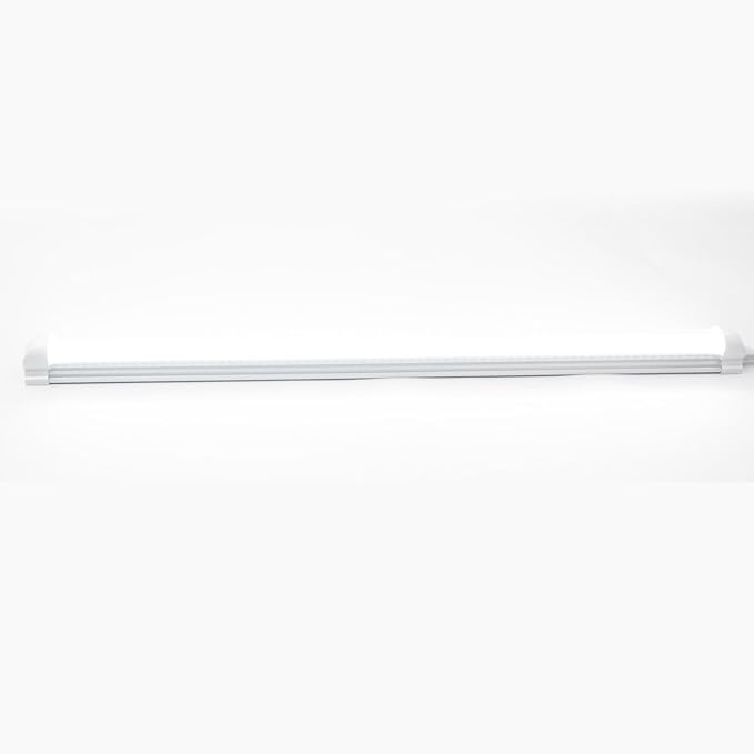 hykolity 40W 4FT LED Shop Light, 5200lm 6500K Super Bright White, Linkable Ceiling Light Fixture, V Shape Integrated T8 LED Tube Light with Built-in ON/Off Switch for Workbench, Cabinet, ETL, 4 Pack