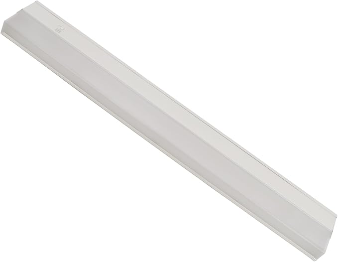 24-Inch LED Under Cabinet Light Hardwired Installation Only, Dimmable Color Selectable - Soft White(3000K)/ Bright White(4000K)/ Daylight White(5000K), 11W, White Finish