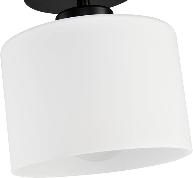 Semi Flush Mount Ceiling Light, Modern Kitchen Lighting Fixtures Ceiling, Rustic Ceiling Light Fixtures, Ceiling Lights with Glass Shade for Hallway Foyer Entryway Bedroom