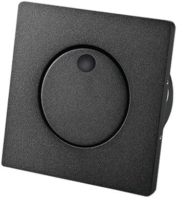 3W LED Wall Recessed Step Stair Lighting Bedside Reading Light Fixture Hidden On/Off Switch Adjustable Warm White Black Square