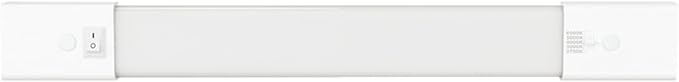 GE LED HD+ Undercabinet Light Fixture, Linkable Integrated Slim Profile Fixture for Kitchens, High Definition Light in 5 Color Temperatures, Plug-in, 12in (1 Pack)