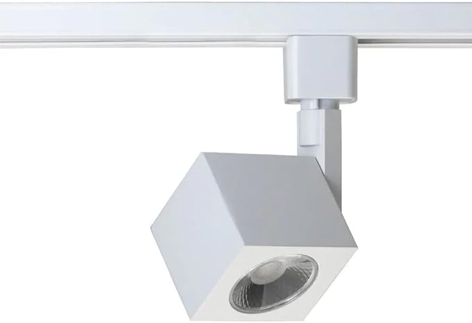 Satco Nuvo TH467 One Light Track Head, Brushed Nickel, 2.75x2.38x2.38