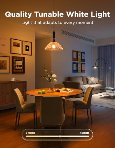Govee Smart Light Bulbs A19 4 Pack PAR38 Smart Bulbs,1300Lm Outdoor Flood Light Bulb 2 Pack