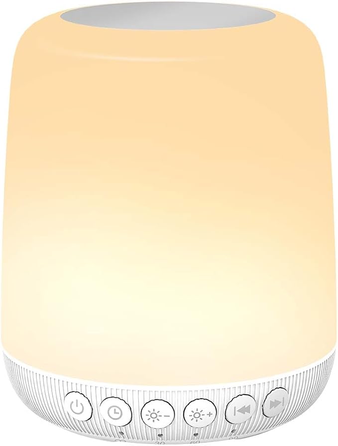 Night Light LED Touch Night Dimmable with 20 Levels of Brightness 4 Timers Rechargeable Battery for Bedroom Baby Nursery Living Room Home for Kids and Adult Breastfeeding Sleep Aid White