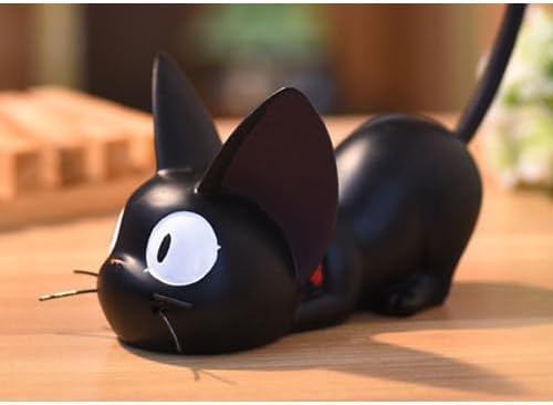 CdyBox Resin Cat Lamp Creative Cartoon Ornament Night Light for Bedroom, Study, Living Room