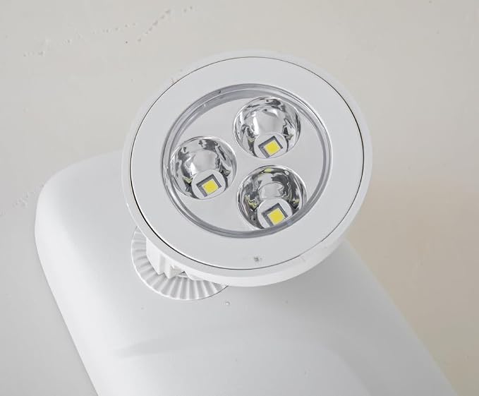 TANLUX High Lumens LED Emergency Lights, Two Head Adjustable Commercial Emergency Lights, UL Listed, AC 120/277V, Hardwired Emergency Lights for Business, 2 by 5 Watts, Up to 640 Lumens