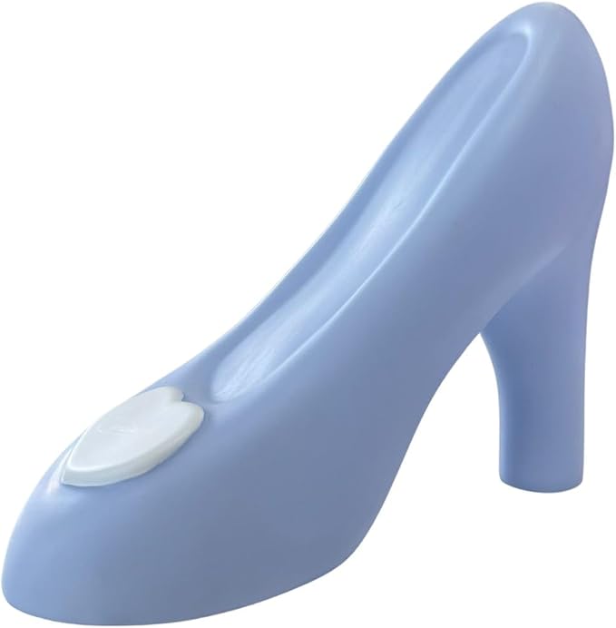 Idea Nuova Disney Princess Cinderella Slipper Squishy Soft Silicone Accent Night Light 6" LED Soft Mood Lamp for Decor, Kids Bedrooms, Collectors & Gift Giving