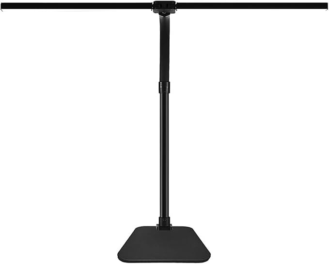 LED Desk Lamp with Base, 18W Dimmable Light, No Remote | 18W Dimmable Eye-Caring Clamp Light with Anti-Glare Cover and Flexible Gooseneck for Office, Dorm, Home and Study