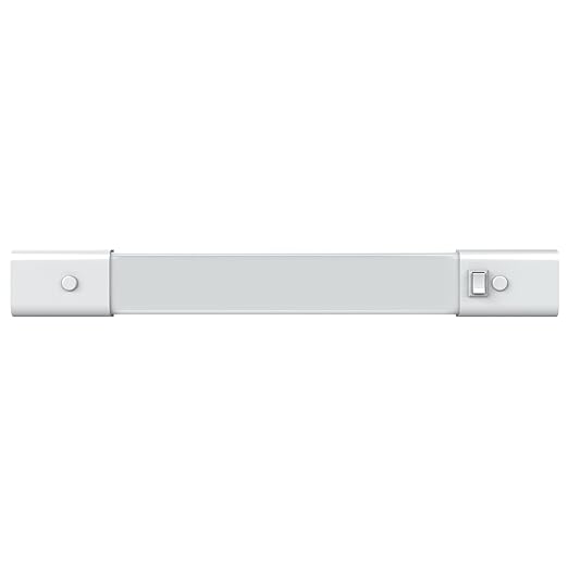 GE LED HD+ Undercabinet Light Fixture, Linkable Integrated Slim Profile Fixture for Kitchens, Warm White Color, Plug-in, 12in (1 Pack)